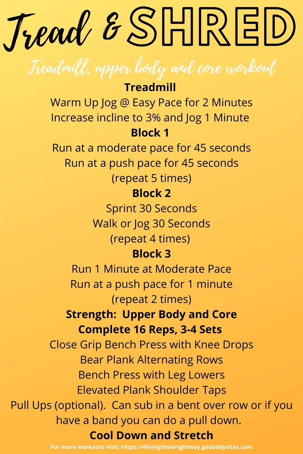 Upper body shred workout hotsell